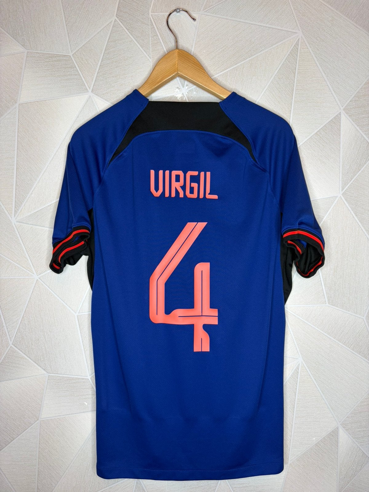 Nederland Uit 2022 Virgil Van Dijk, Shirt, ., Zo goed als nieuw, .