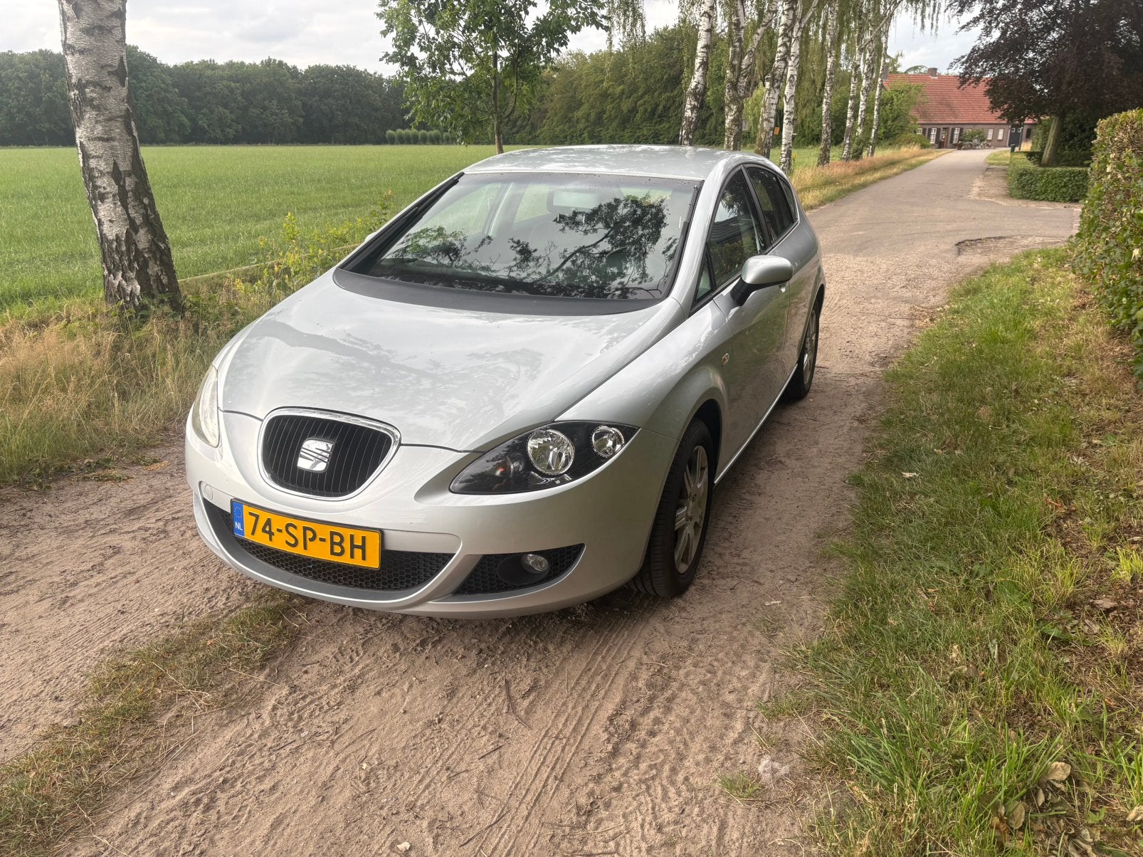 Seat Leon 1.6 75KW 2006 Grijs, Auto's, Seat, 4 cilinders, Leon, 1200 kg, Particulier