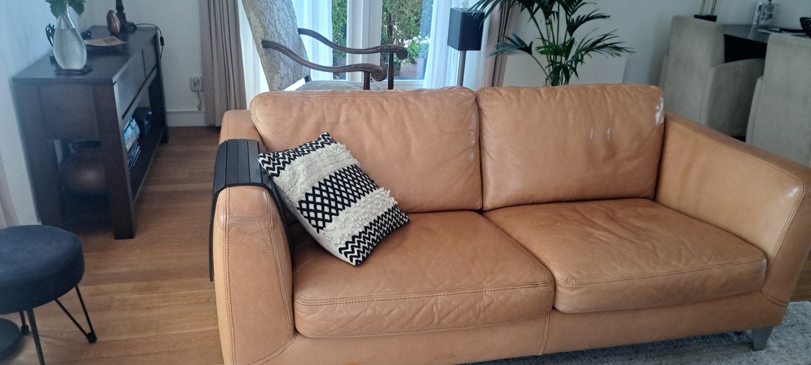 2x Leren bank Machalke - Comfortabel en stijlvol, Gebruikt, Modern klassiek, Tweepersoons, Ophalen of Verzenden