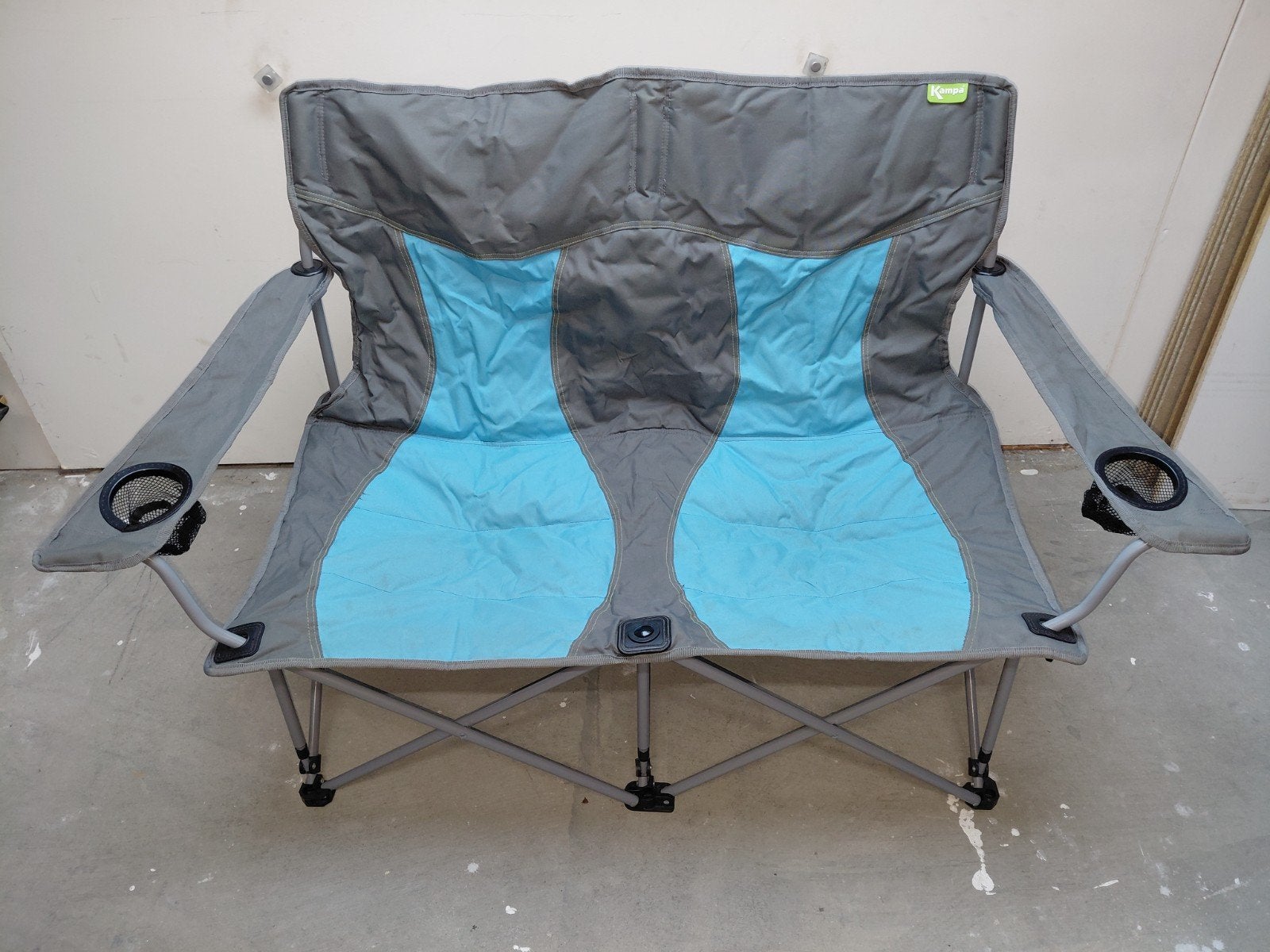 2 persoons camping stoel Kampa Lova sofa opvouwbaar, Ophalen, Zo goed als nieuw, Campingstoel