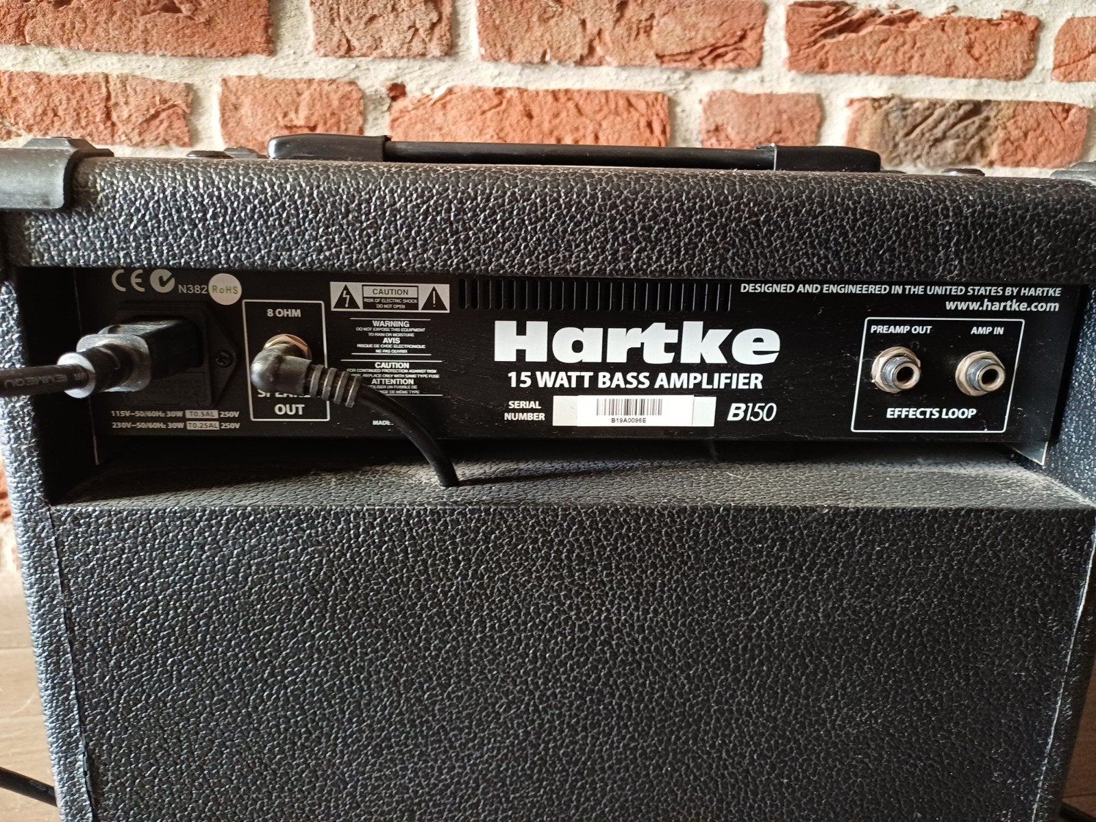 hartke b150, Ophalen, Gebruikt, Basgitaar, Minder dan 50 watt