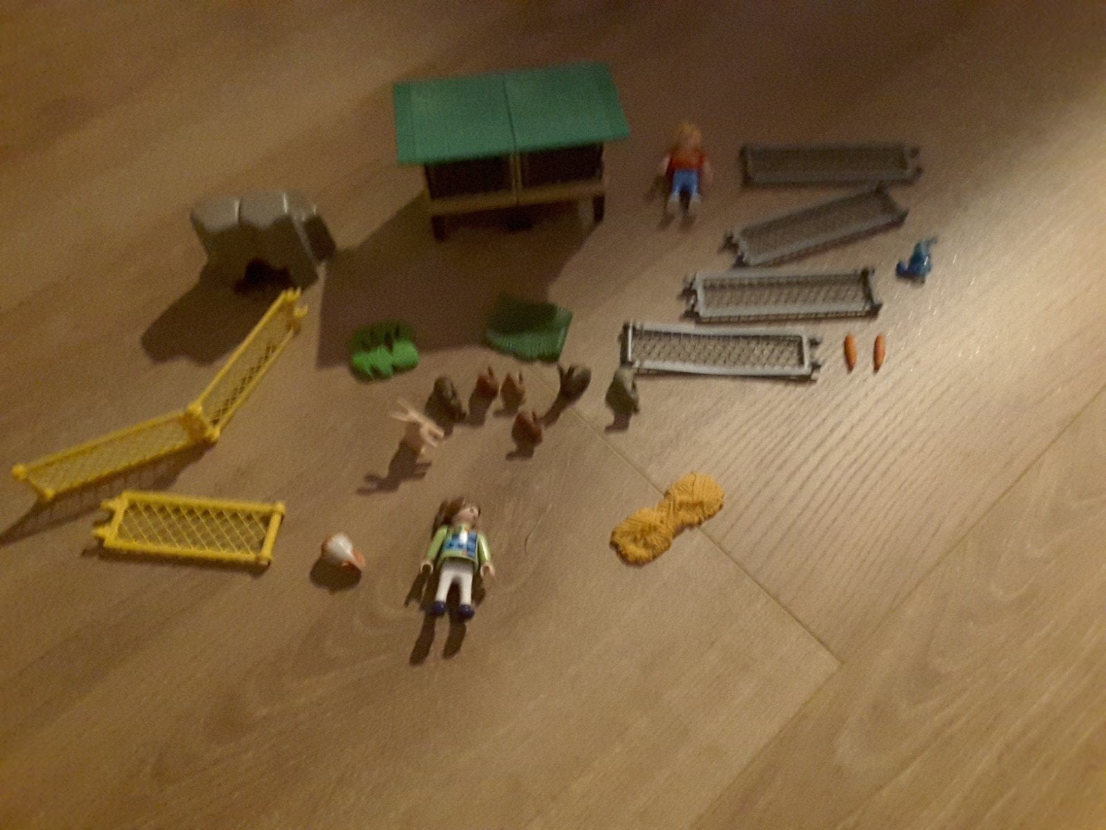 Playmobil 6140 konijnenhok plus wat cavia s, Kinderen en Baby's, Ophalen of Verzenden, Zo goed als nieuw, Losse onderdelen, Overige typen