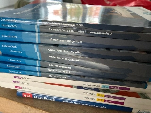 Studieboeken: MBO4 junior accountmanagement/Engels/Duits, Boeken, Boom, Ophalen of Verzenden, Zo goed als nieuw, MBO