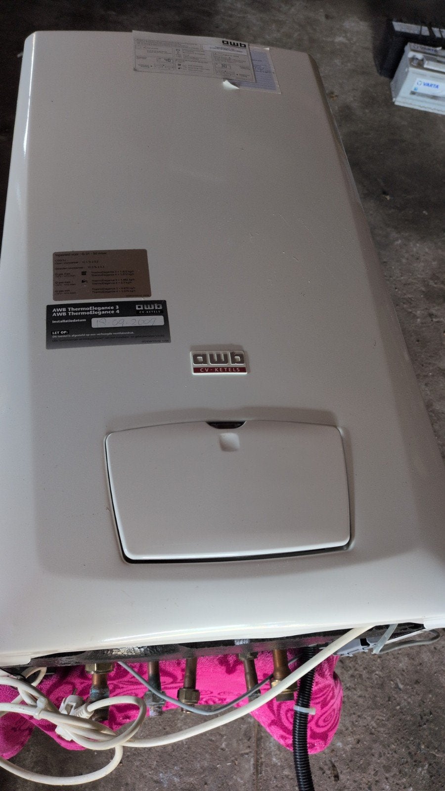 awb cv ketel, Ophalen, 30 tot 80 cm, Gebruikt, Cv-ketel of Combi-ketel