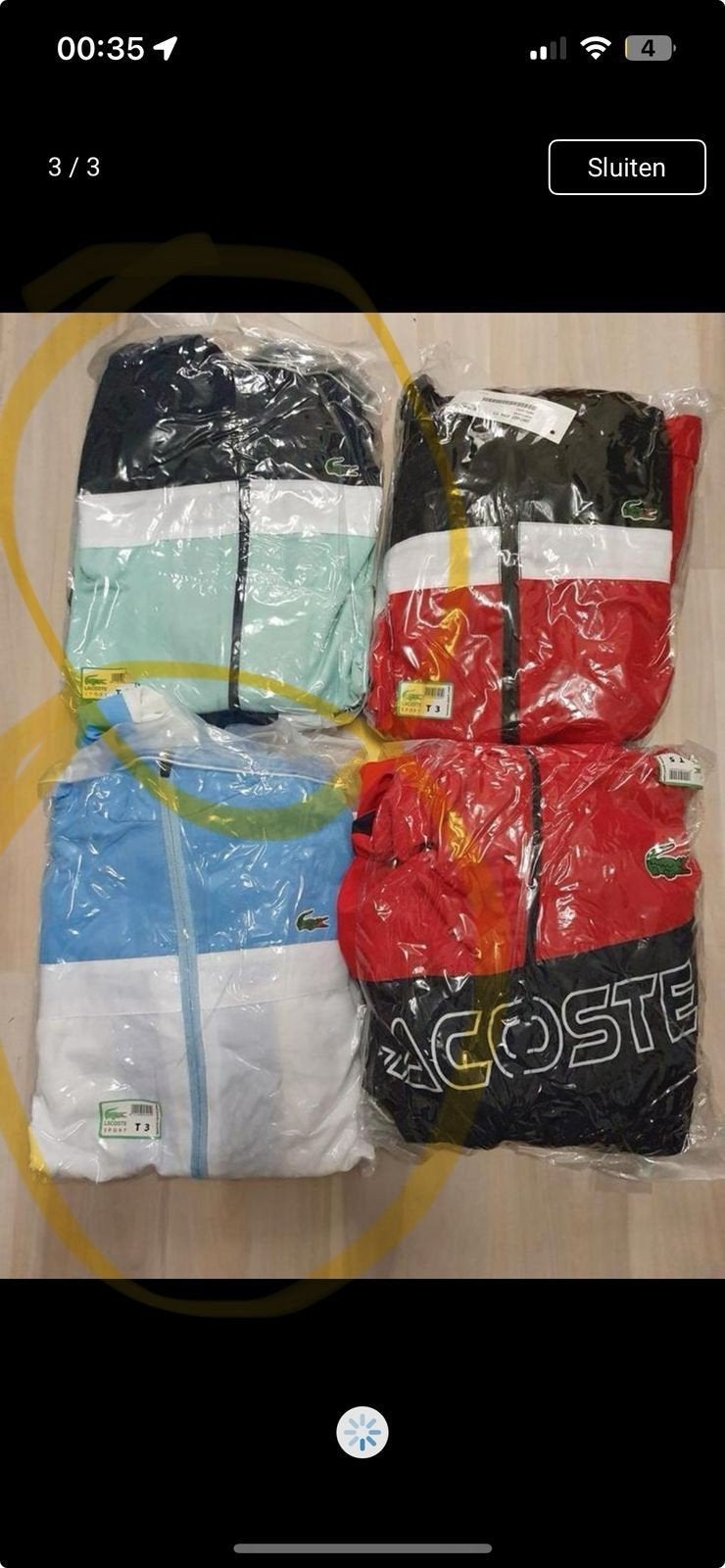 Lacoste Trainingspak - Helemaal Nieuw, Kleding | Heren, Sportkleding, Meerkleurig, Lacoste, Nieuw, Overige maten