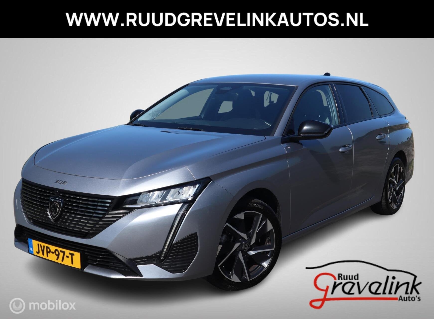 Peugeot 308 SW 1.2 PT 131 PK AUTOMAAT/EAT8 Allure Pack|1/2Le, Gebruikt, 1199 cc, Leder en Stof, 3 cilinders