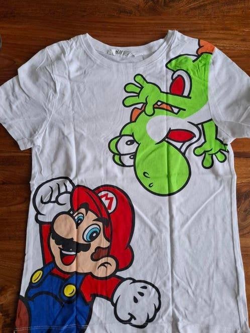 Nieuw H&M shirtje maat 134/140 Mario Yoshi, H&M, Nieuw, Ophalen of Verzenden, Shirt of Longsleeve