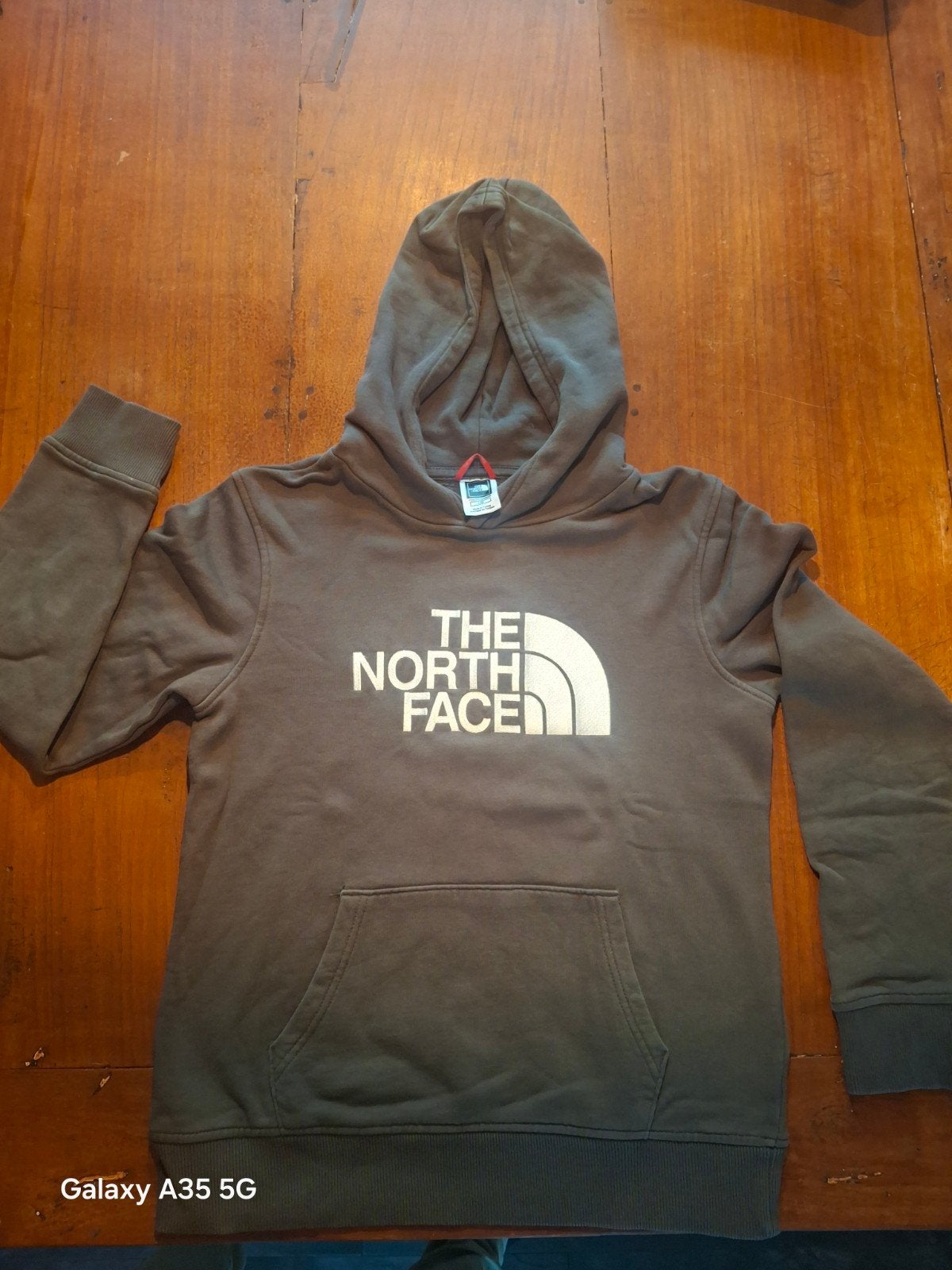 The North Face Hoodie - Groen - Maat L (Youth/Junior), Kinderen en Baby's, Ophalen of Verzenden, Gebruikt, The North Face, Jongen of Meisje