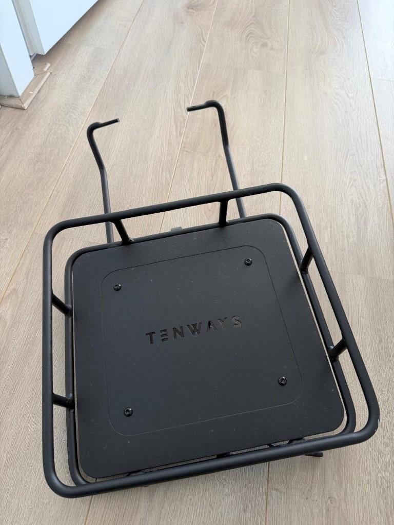 TENWAYS Bike Rear Rack / Basket Original Accessory (Black), Ophalen, Zo goed als nieuw, Fietsendrager-accessoire, 1 fiets