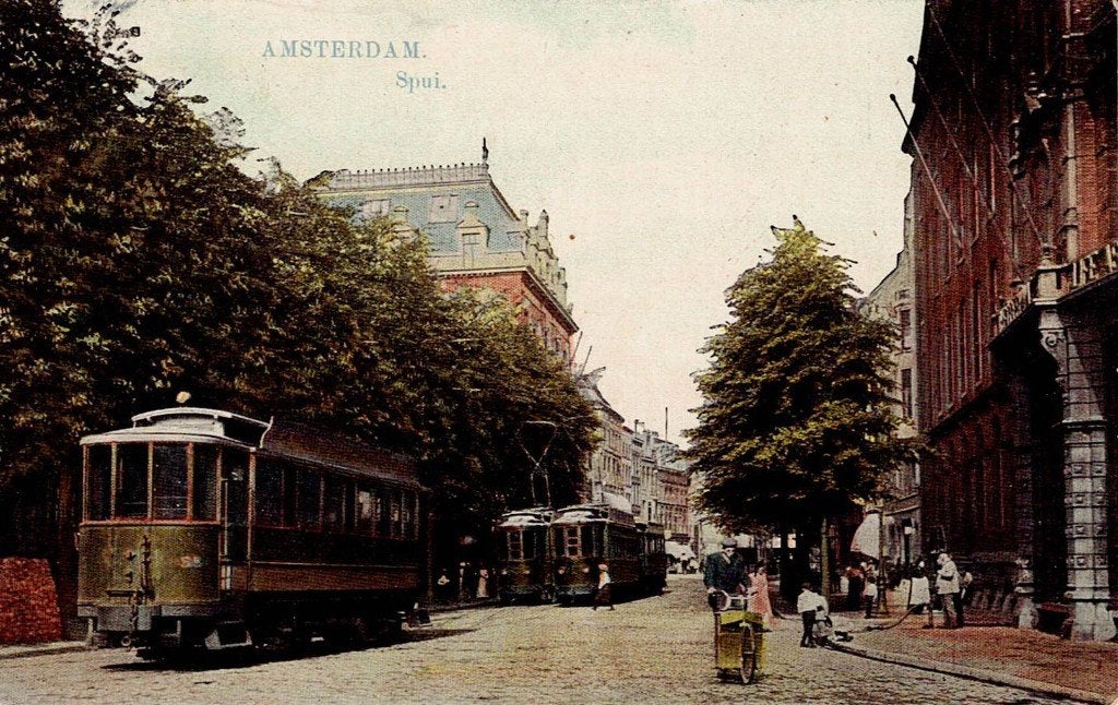 Amsterdam, etc., Verzenden, Voor 1920, Gelopen, Overige thema's