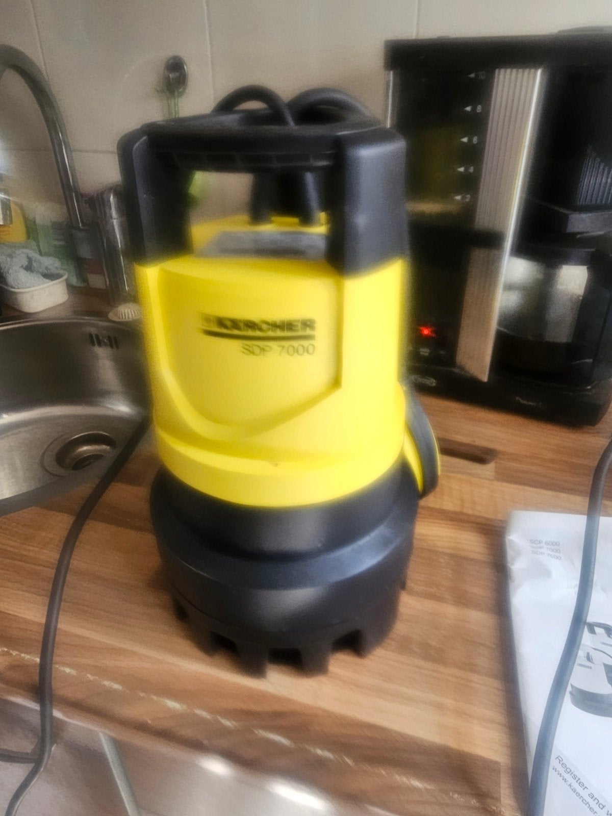 Kärcher SDP 7000 Dompelpomp - Vuilwaterpomp 7000 l/u, Ophalen, Zo goed als nieuw, Elektrisch, Dompelpomp