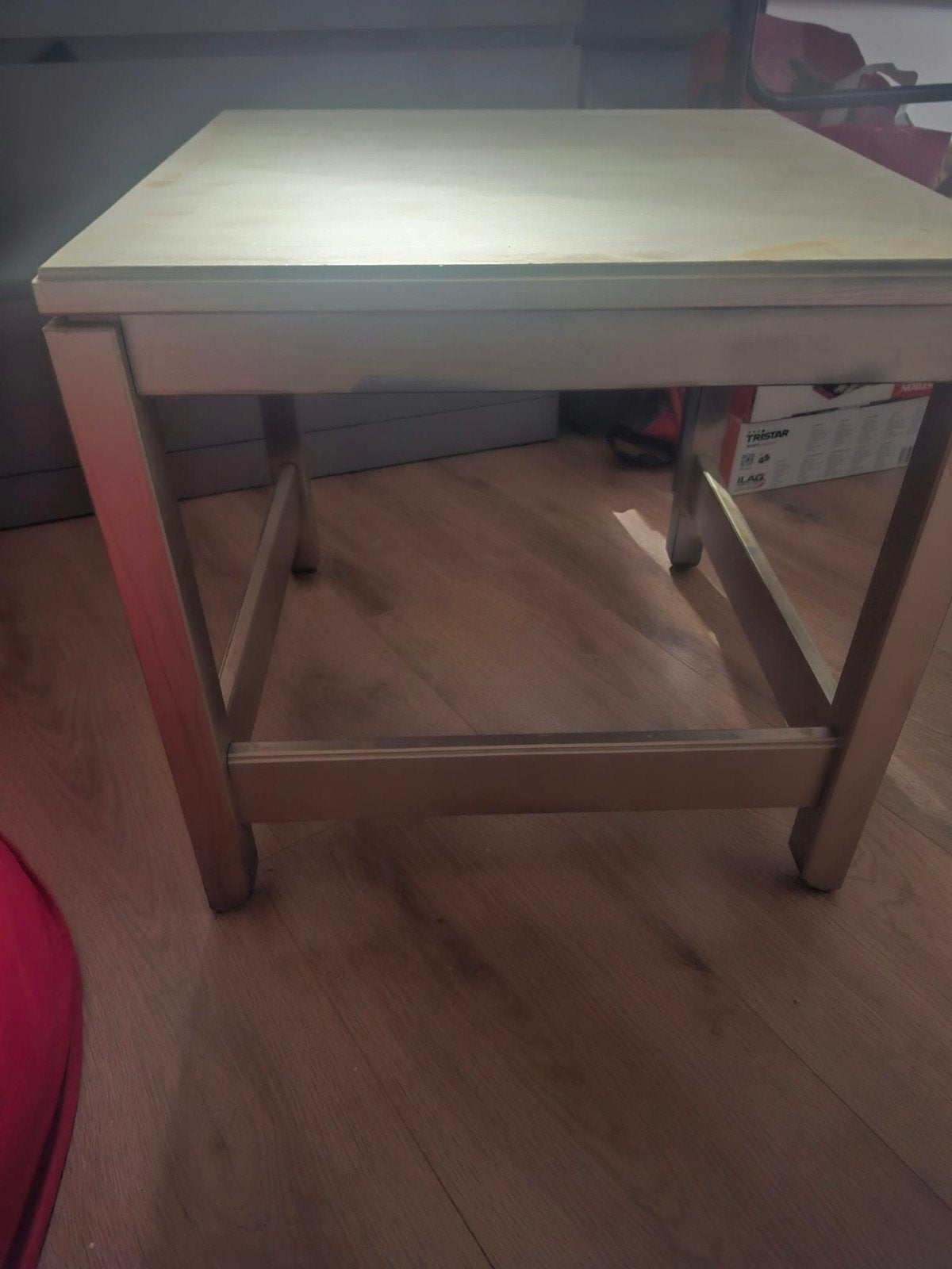 Houten bijzettafel - Gebruikt, Ophalen, Minder dan 45 cm, Minder dan 55 cm, Gebruikt