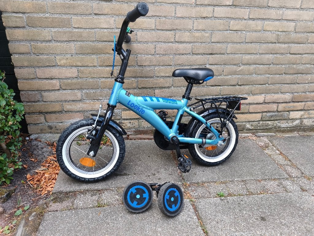 Leuk Loekie fietsje 12 inch, Terugtraprem, Gebruikt, Ophalen of Verzenden, Minder dan 16 inch