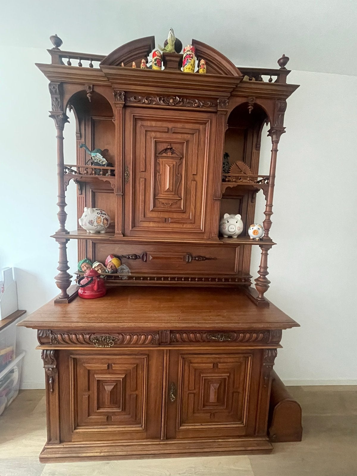 Antieke buffetkast (eikenhouten), Antiek en Kunst, Antiek | Meubels | Kasten, Ophalen