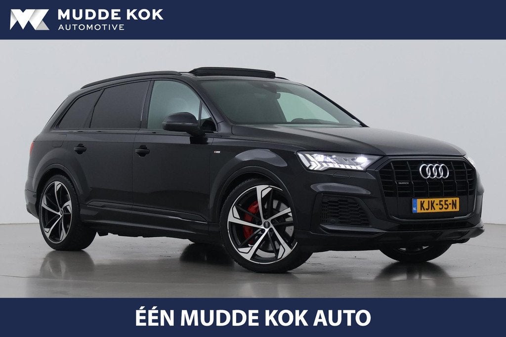 Audi Q7 60 TFSI e quattro Competition | Panoramadak | Luchtv, Auto's, Audi, Bedrijf, Te koop, Q7, 4x4, ABS, Achteruitrijcamera