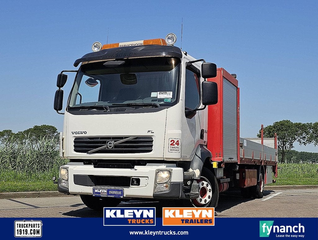 VOLVO FL 240.12 manual hiab 033t, Wit, Bedrijf, Stoelverwarming, 239 pk