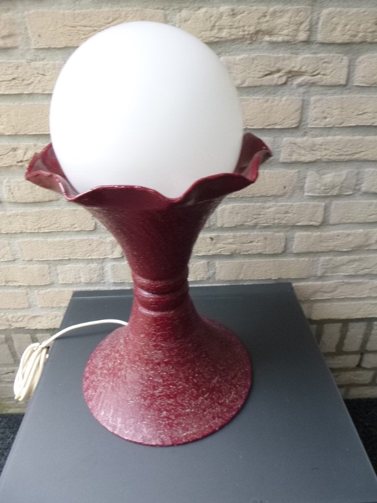 prachtige sfeerlamp van Doria Leuchten, Glas, Gebruikt, Vintage, Sfeerlamp