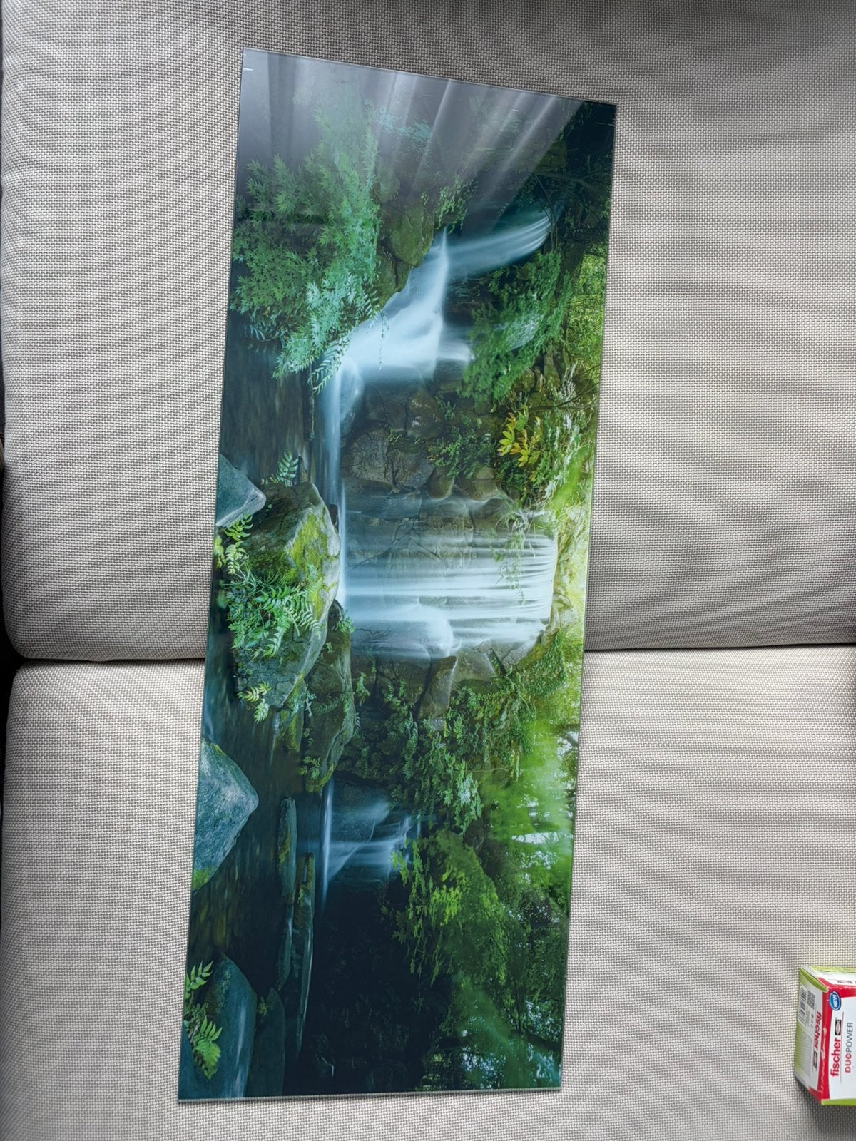Glazen poster 80x30,5, Ophalen, Zo goed als nieuw
