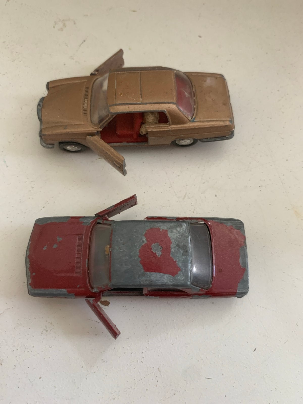 Schuco Modell Auto's: Mercedes 250 CE & Audi 100 LS, Ophalen of Verzenden, Gebruikt, Auto