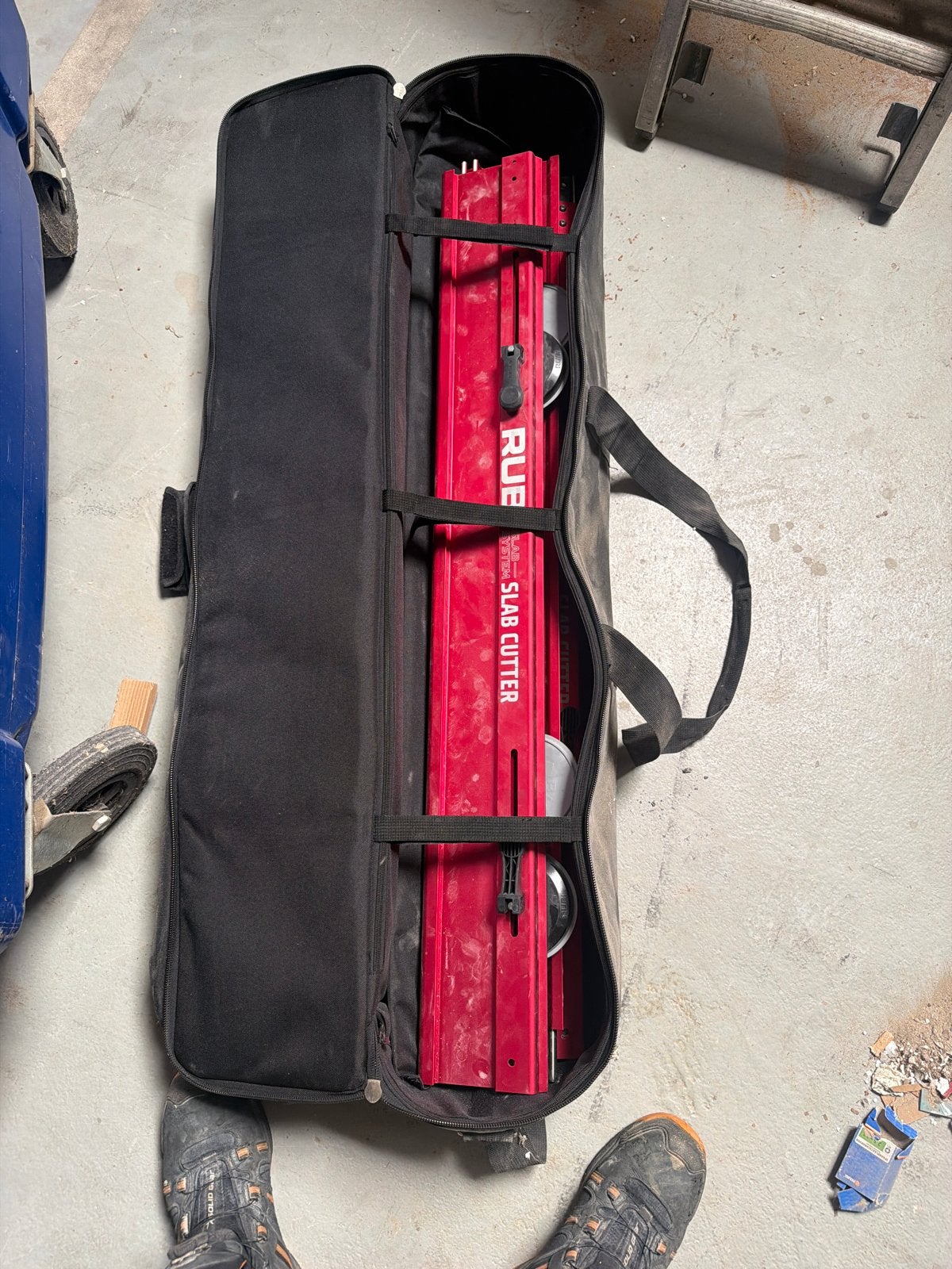Rubi Slab System tegel snijder in draagtas, Ophalen, Gebruikt, Snijgereedschap, Rubi