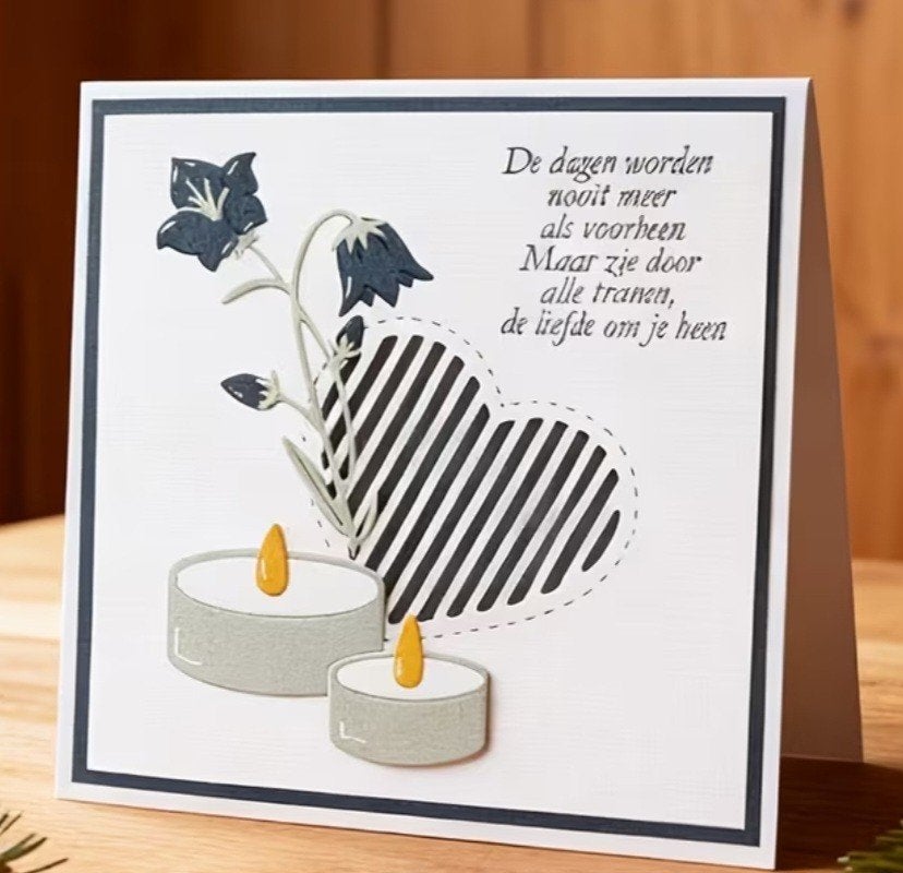 Nieuw  Snijmal waxinelichtje/ hartje, Ophalen of Verzenden, Nieuw, Overige thema's
