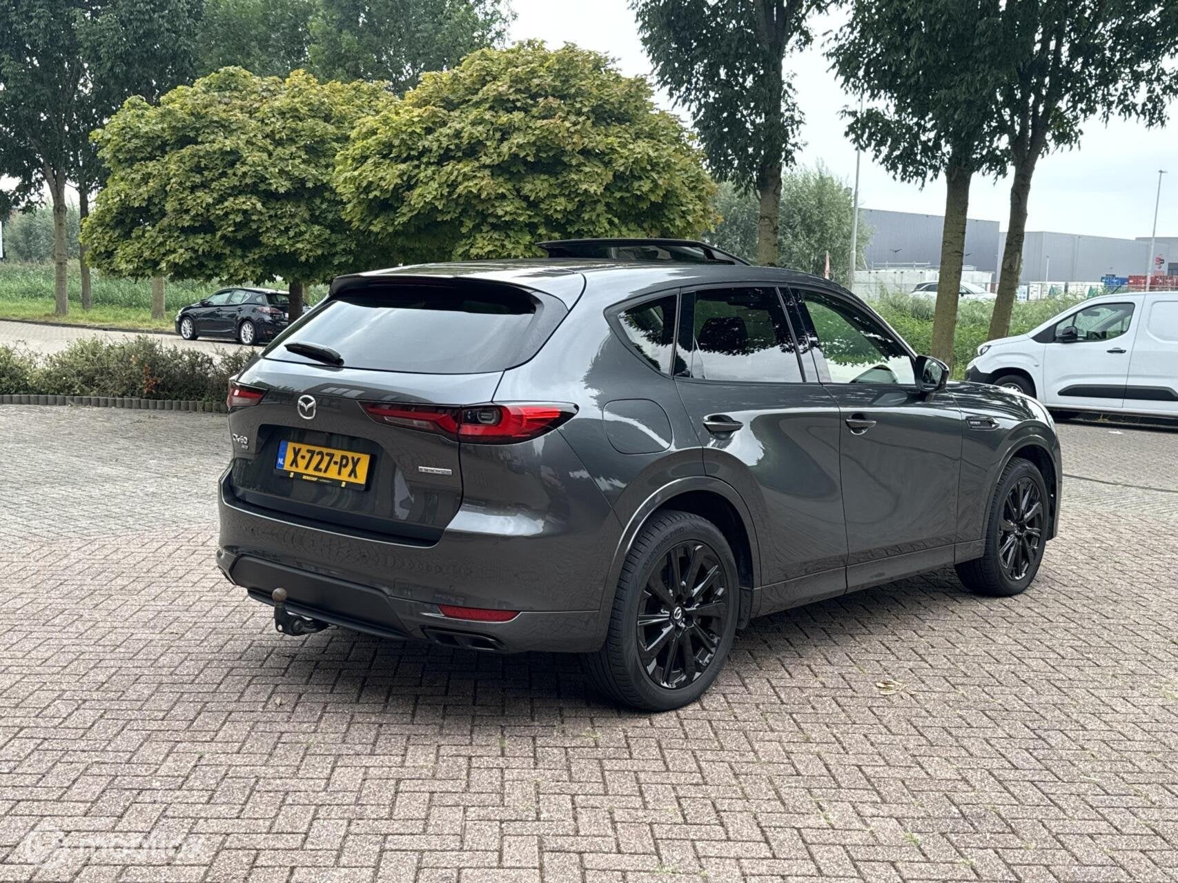 Mazda CX-60 2.5 e-SkyActiv PHEV Homura Schuifdak Navi Carpla, Auto's, Mazda, Automaat, Adaptive Cruise Control, 4 cilinders, 2500 kg