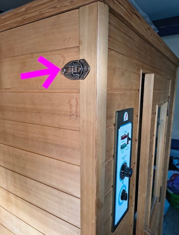 Bijna gratis 1 persoons infra rood sauna, Sport en Fitness, Sauna, Ophalen, Gebruikt, Infrarood, Complete sauna