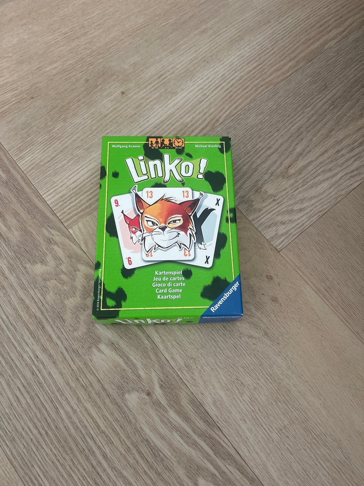 Linko! Kaartspel van Ravensburger - Snel en Leuk!, Drie of vier spelers, Ophalen, Zo goed als nieuw