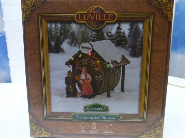 luville Christmas Market " Bierstube" kersdorp kersthuisjes, Diversen, Kerst, Ophalen of Verzenden, Zo goed als nieuw
