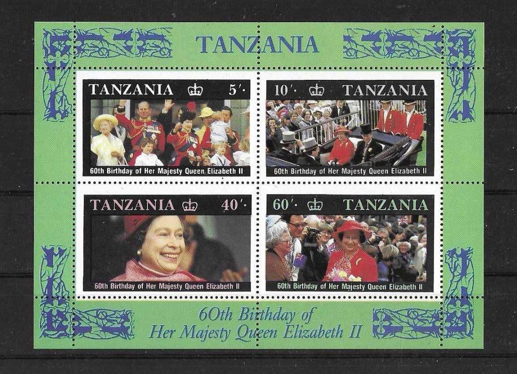 Tanzania Michel blok 64 postfris, Ophalen of Verzenden, Tanzania, Postfris