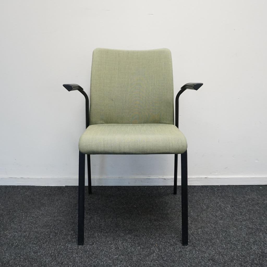 Steelcase Eastside Vergaderstoelen | Stoelen | Groen / Zwart, Huis en Inrichting, Stoelen, Gebruikt, -, Zwart, -