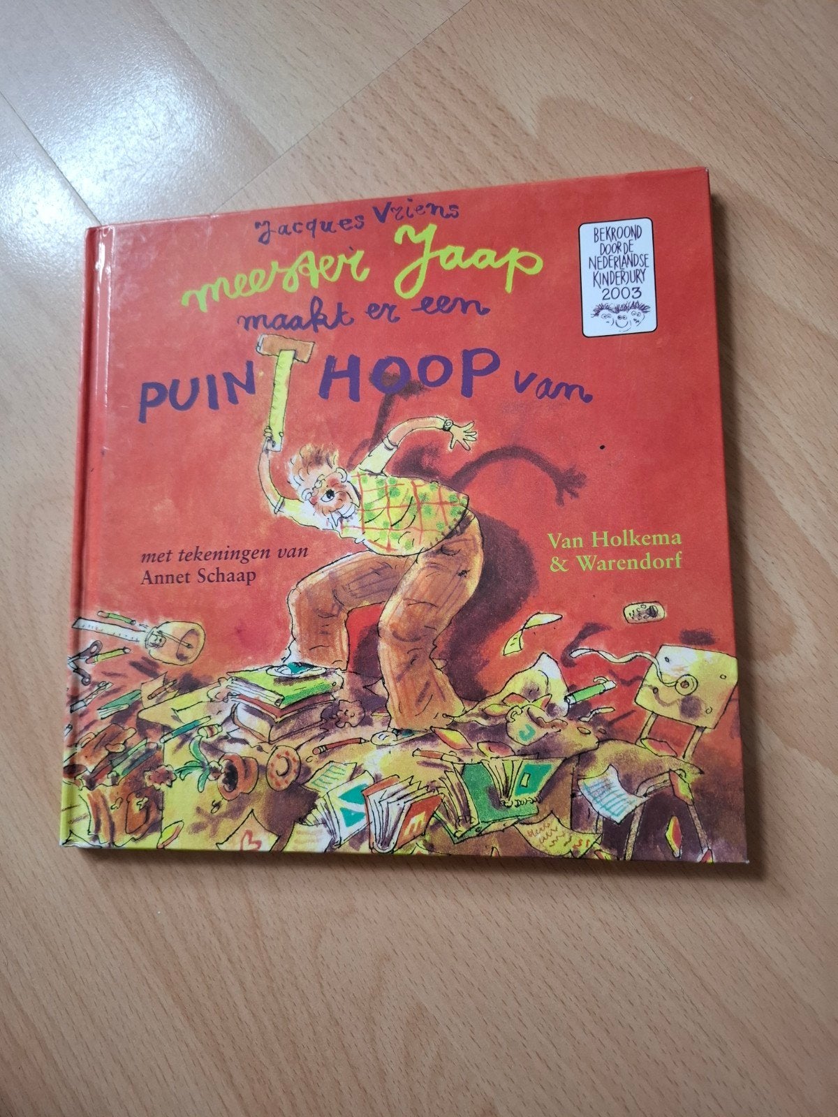 Meester Jaap maakt er een puinhoop van, Ophalen of Verzenden, Zo goed als nieuw, Fictie algemeen