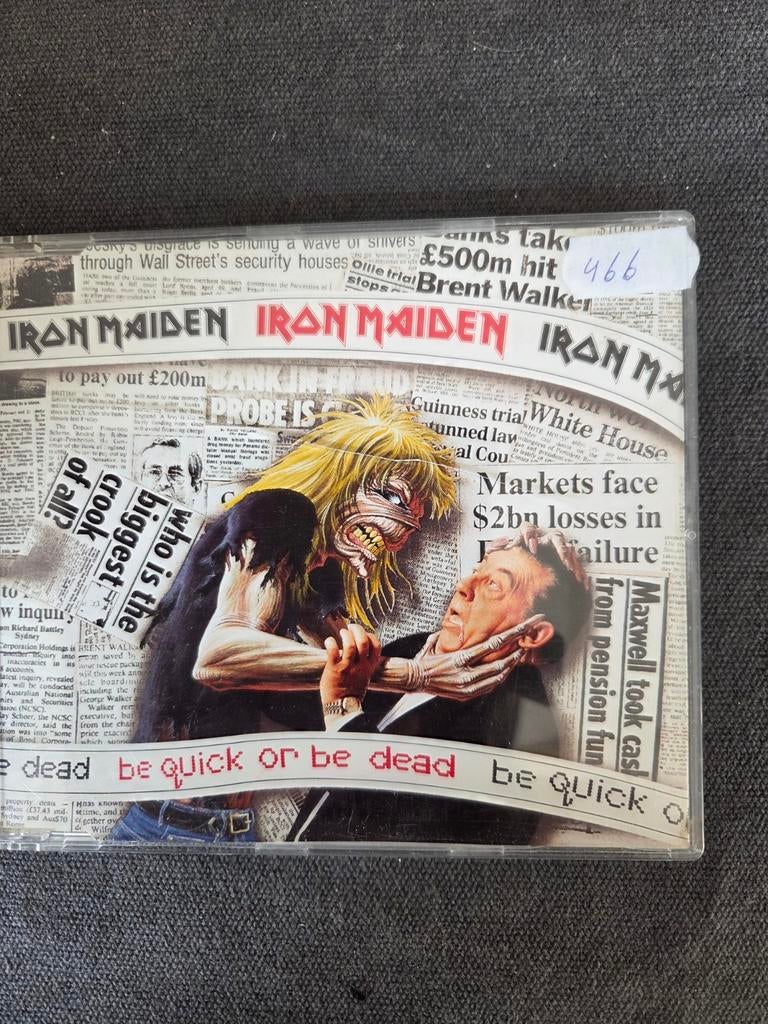 Iron Maiden - Be Quick or Be Dead CD Single, Ophalen of Verzenden, Gebruikt