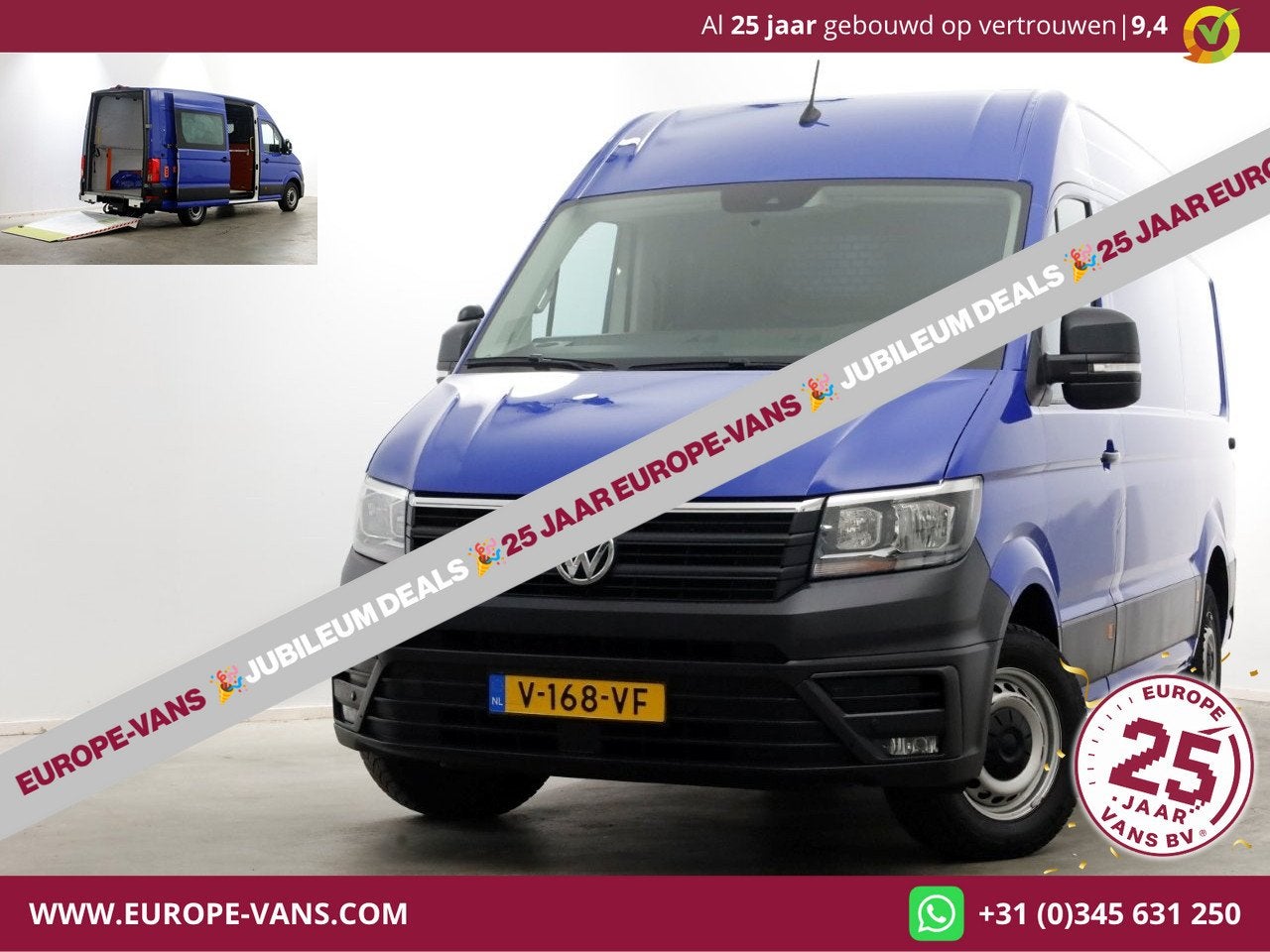 Volkswagen Crafter 35 2.0 TDI E6 L3H3 (L2H2) Comfortline Air, Auto's, Bestelauto's, Voorwielaandrijving, Gebruikt, Euro 6, 4 cilinders