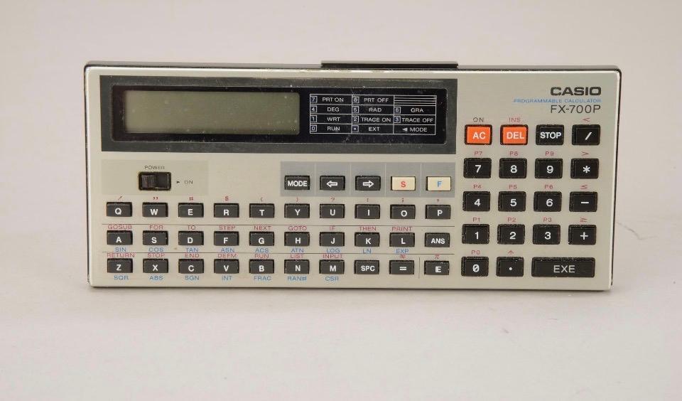 Casio FX 700p met BASIC, Dock, data tape recorder, Diversen, Rekenmachines, Zo goed als nieuw, Ophalen of Verzenden