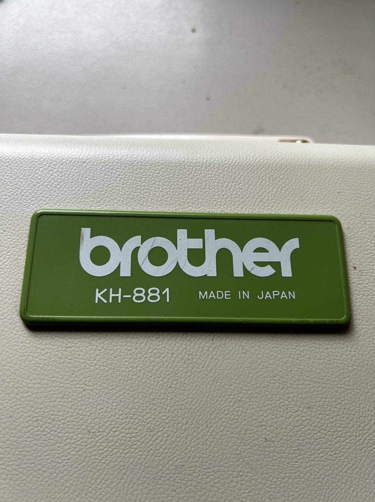 Zeer complete Brother KH-881 breimachine, Ophalen, Gebruikt, Overige typen, Overige apparaten