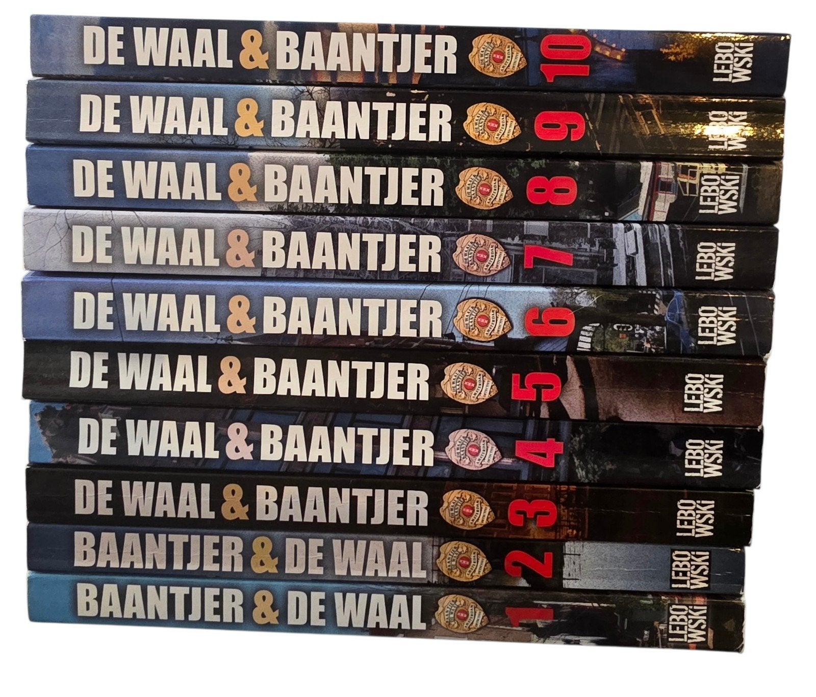 Baantjer & De Waal - Baantjer - 1 t/m 10, Ophalen of Verzenden, Gelezen