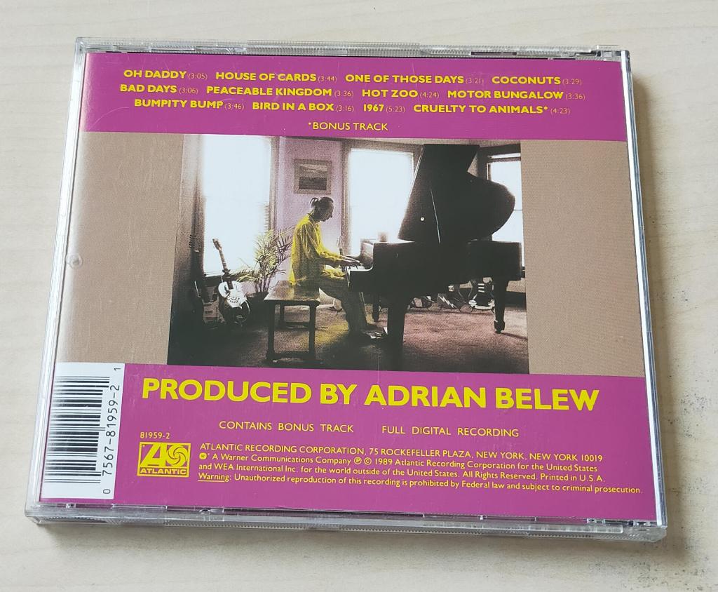 Adrian Belew - Mr. Music Head CD 1989/199? USA, Cd's en Dvd's, Cd's | Rock, Ophalen of Verzenden, Zo goed als nieuw, Poprock