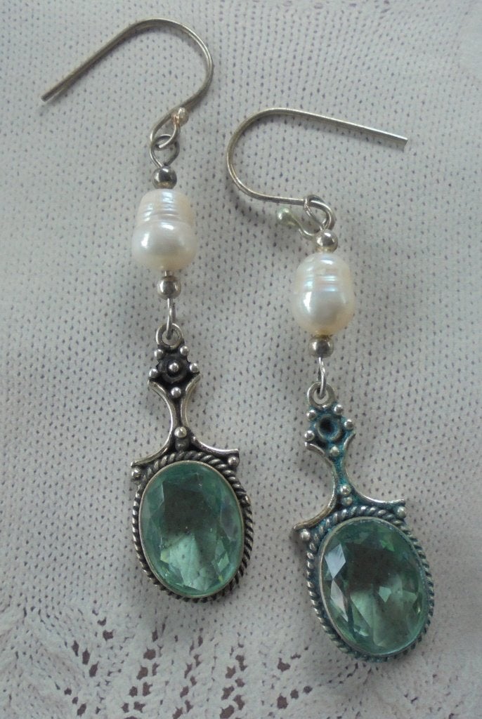 zilveren  oorbellen, Sieraden, Tassen en Uiterlijk, Hangers, Verzenden, Nieuw, Met edelsteen