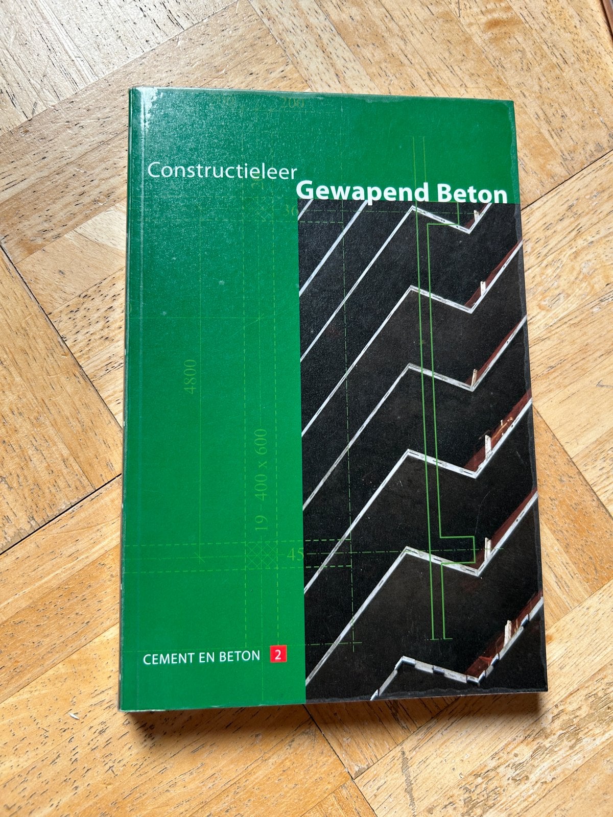 Constructieleer Gewapend Beton - Studieboek Bouwkunde, Boeken, Techniek, Gelezen, Bouwkunde, Ophalen of Verzenden