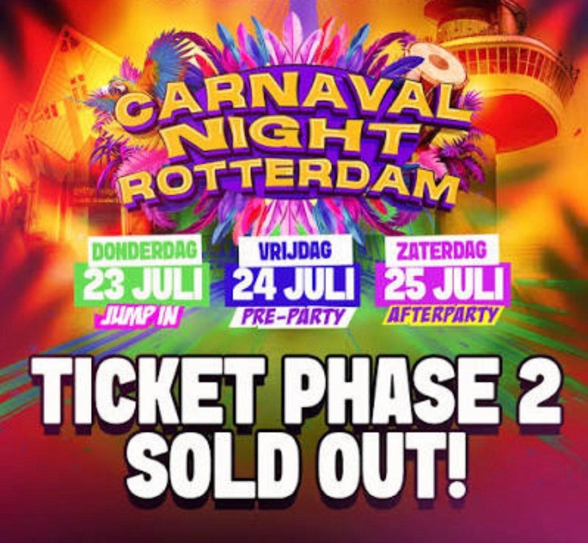 Carnaval at night, Tickets en Kaartjes, Twee personen