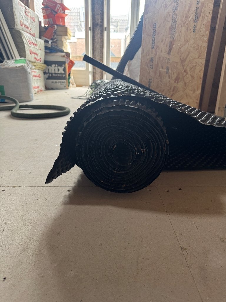 Rol noppenfolie 2m breed, Ophalen, Zo goed als nieuw, 15 m² of meer, Folie