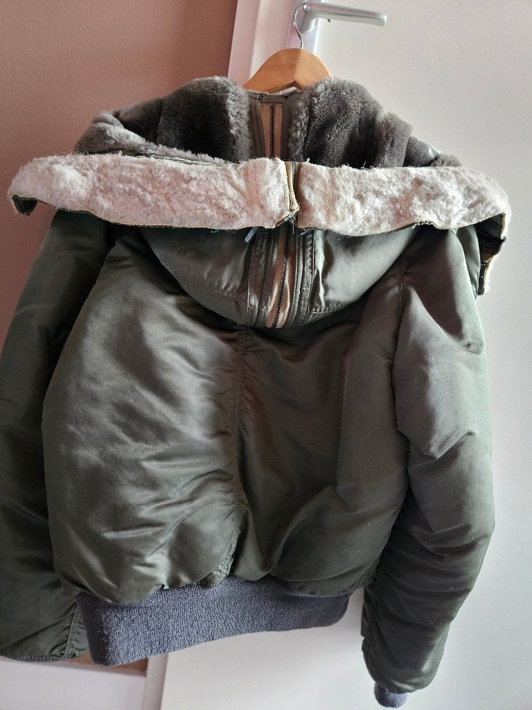 Alpha Industries pilotenjas, Kleding | Heren, Maat 52/54 (L), Alpha Industries, Ophalen of Verzenden, Gedragen