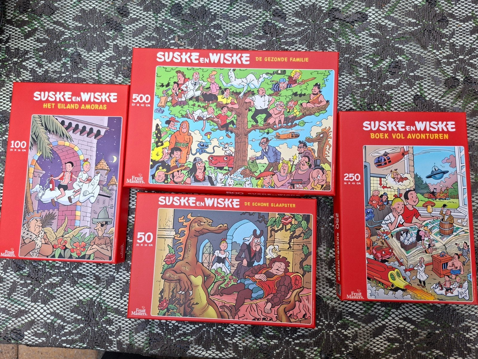Suske en Wiske Puzzels Set van 4 (Nieuw in doos), Ophalen of Verzenden