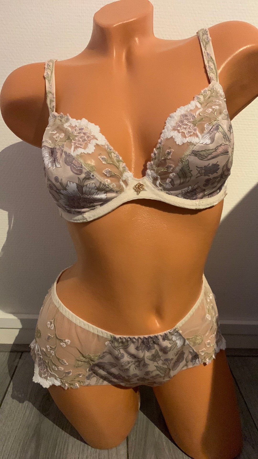 Louisa Bracq bh: 75C, 70 D taille slip: 40,42, Kleding | Dames, Verzenden, Meerkleurig, BH