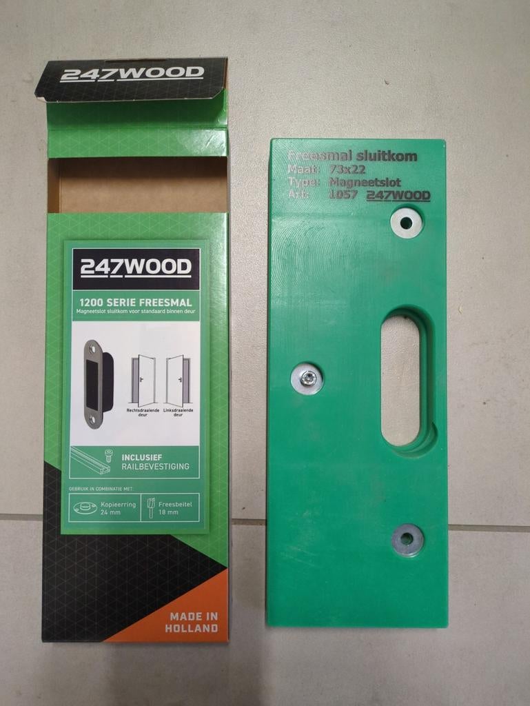 247WOOD Freesmal voor sluitplaat magneetsloten, Ophalen of Verzenden