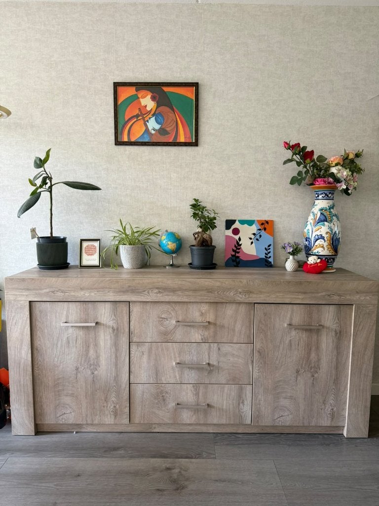 Chest of drawers, Huis en Inrichting, Kasten | Ladekasten, Ophalen, 5 laden of meer, Eikenhout, 50 tot 100 cm