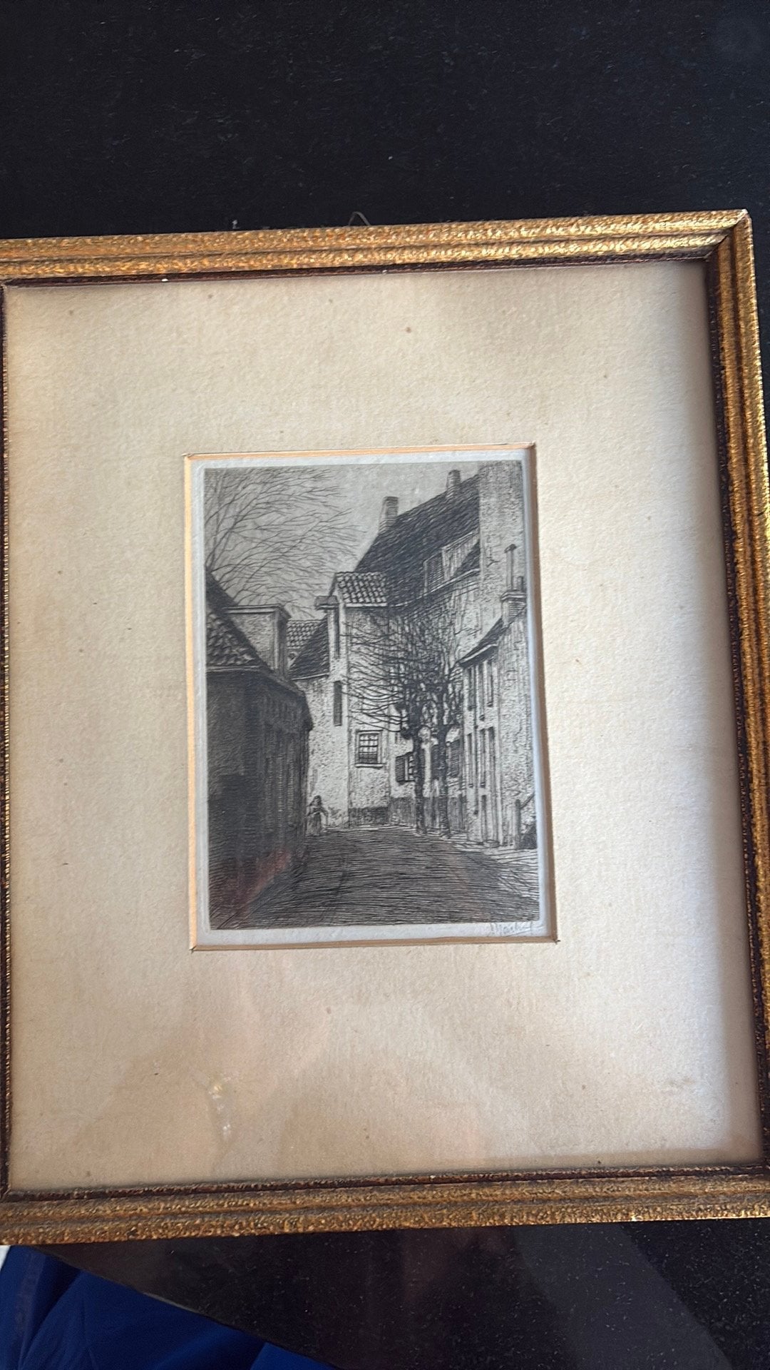 Pentekening Harting Amersfoort, Ophalen, Tekening, Pentekening, Handgemaakt