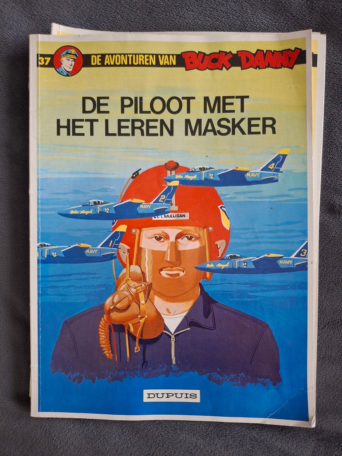 Charlier - De piloot met het leren masker, Eén stripboek, Ophalen of Verzenden, Gelezen, Charlier