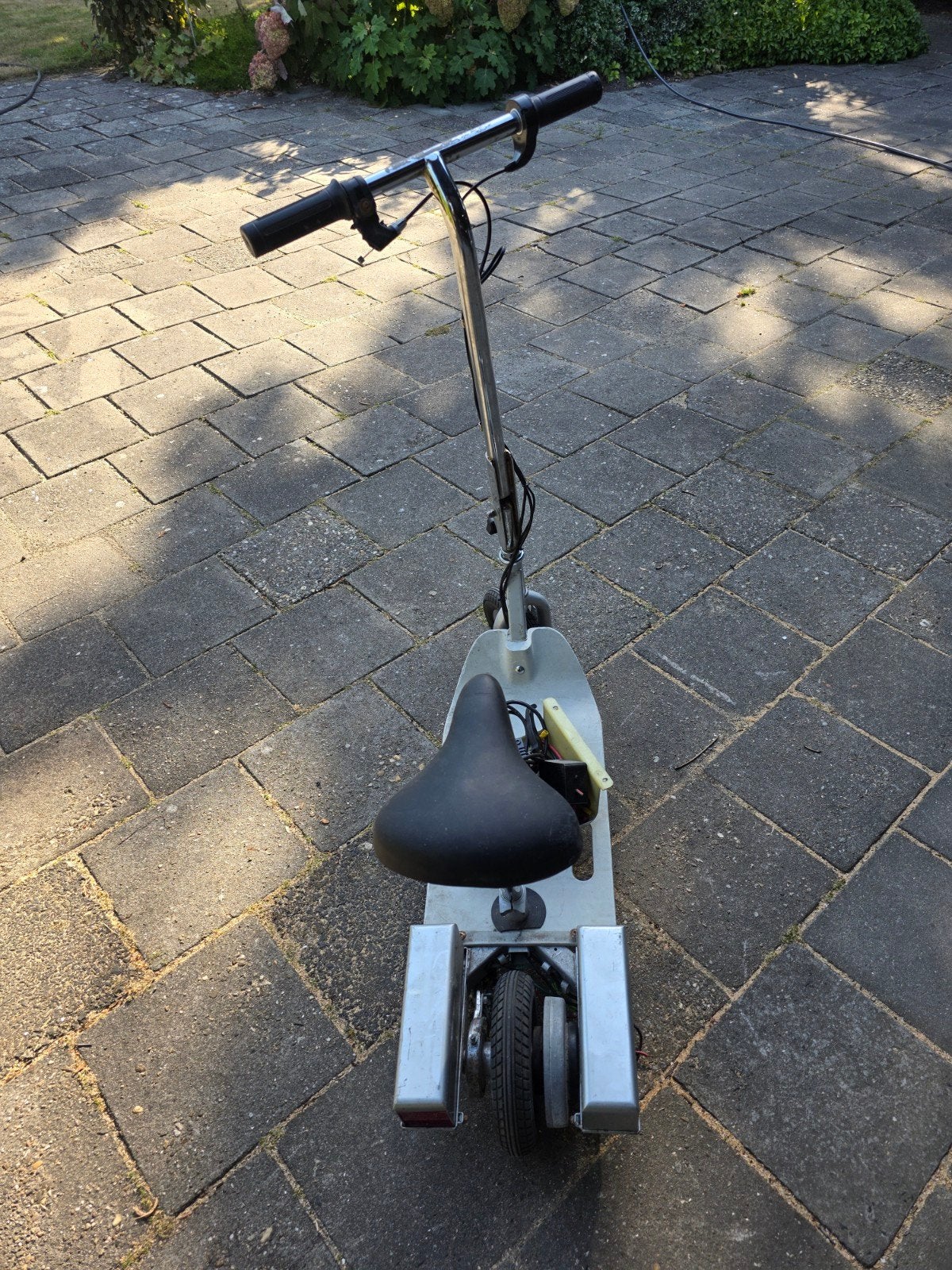 Elektrische step met zadel - opknapper, Fietsen en Brommers, Ophalen, Gebruikt, Elektrische step (E-scooter), Onbekend